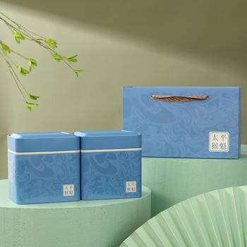 Qilu taiping houkui 2024 new tea special handmade orchid fragrance green tea tea e-commerce wholesale 500g canned houkui 250g