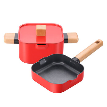 Deshilang miwei antibacterial food supplement non-stick pan set 10102dfs-tz893a