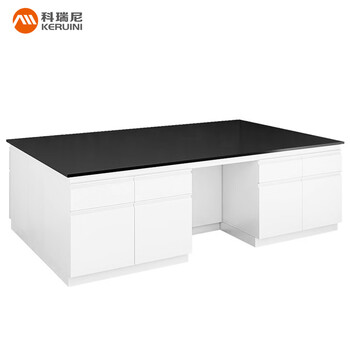 Corini all-steel experimental bench laboratory work central table 2500*1500*800mm physical and chemical plate high temperature acid resistant experimental table inspection table laboratory operation table can be customized can be customized