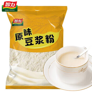 Intelligence original/black bean soy milk powder 500g bulk large packaging breakfast nutritional meal replacement drink instant commercial original soy milk powder 500g*1 bag