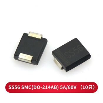 Taotimeclub schottky rectifier diode smd ss24 ss26 sk34 sk36 sk54 ss56 5a/60v (10 pieces)