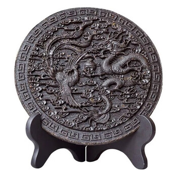 Weiting dragon and phoenix chengxiang dahongpao tea cake 1000g wuyi rock tea tea carving decoration gift box + tea stand dragon and phoenix chengxiang 1000g