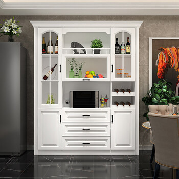 Yingfu living room wall wine cabinet nordic custom multi-functional restaurant cabinet display cabinet sideboard 1780x420x2170mm-a 6 doors or more