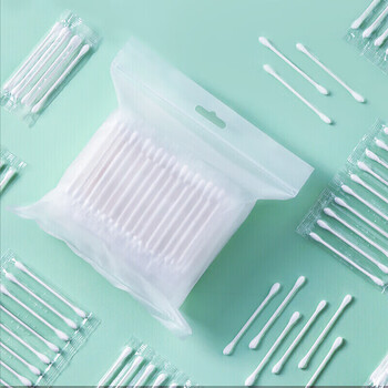 Baicaoyuan cotton swabs, makeup cotton swabs, cotton swabs, multi-purpose ear cotton swabs, single individually packaged 500 cotton swabs