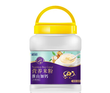 Langchen youjia nutritional yam rice noodles for the elderly, rice powder for middle-aged and elderly people, sucrose-free liquid food, adult meal replacement powder, no-cooking, huaishan calcium plus (sugar-containing, suitable for all ages) 800g*1