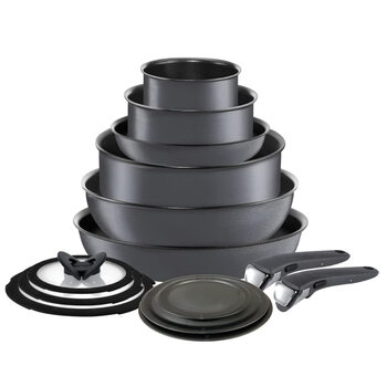 T-fal teful pot set 14-piece set non-stick pan frying pan stew pot soup pot wok wok