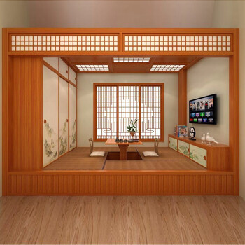 Chiba yaju integrated tatami customized bedroom, customized bed wardrobe storage room, solid wood environmental protection, multi-functional storage platform, customized solid wood, door-to-door measurement and installation