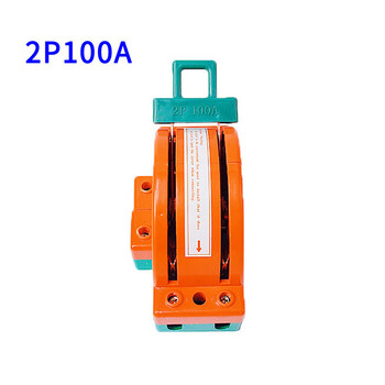 Tianshili two-phase two-way switching knife switch isolation knife gate dual power transfer switch 2p-100a