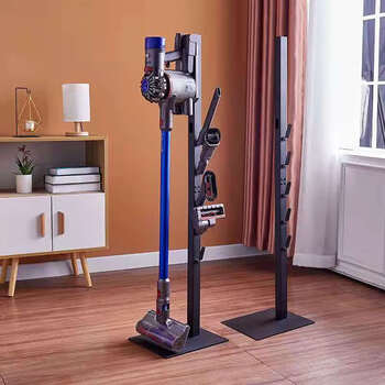 Mo lin adapted vacuum cleaner 1c hanging rack storage rack chasing bracket puppy dreame universal floor accessories 1c buried wire black 4 layers