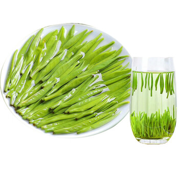 Queton green tea 2024 new tea mingqian special grade young bud head spring tea bulk 250g guizhou pine needles 250g (selected bud head 98 or above with bud rate canned