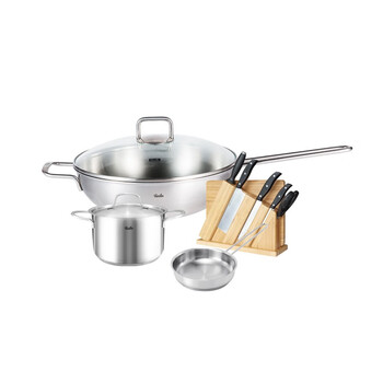 Fissler mark 30 wok non-stick stainless steel household soup pot exquisite 7-piece set of kitchen knives four-piece set four-piece set one size