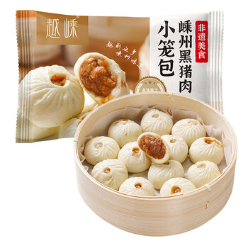 Yuesheng shengzhou old noodles and black pork xiao long bao 300g