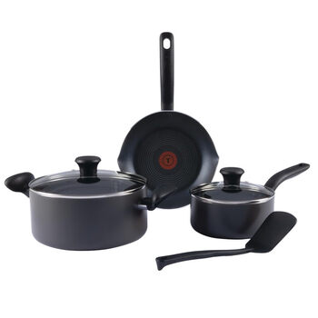 T-fal initiatives non-stick 6-piece set gray