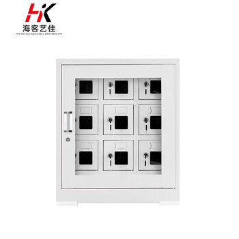 Mobile phone charging cabinet multi-door storage cabinet storage cabinet hospital factory storage 9-door luxury exterior glass charging cabinet