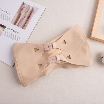 Renlofer strapless strapless breast-wrap beautiful back bra women's bottoming top off-shoulder non-slip backless bra 1 piece skin color