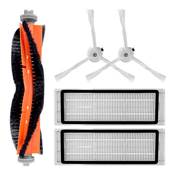 Jingxi is suitable for roborock sweeping robot accessories t7/t7 pro dust box filter water tank mop holder side brush main brush 2 side brushes + 2 filters + 1 main brush