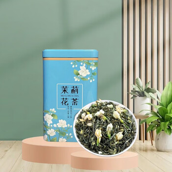 Jingyao 10 big tea canned tieguanyin tea dahongpao wholesale mountain green tea maojian biluochun jasmine jasmine tea bulk 100g iron can 1 can