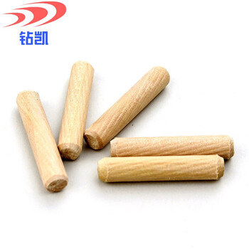 Zhuankai furniture connector round wooden rod m6m8m10 wooden plug connector wooden rod wooden nail m8*40 (50 pieces)