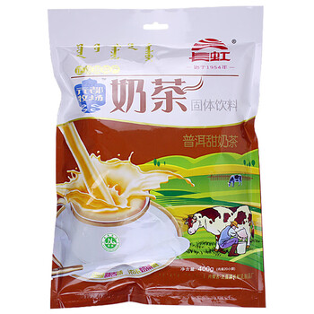 Changhong inner mongolia specialty milk tea changhong yuandu ranch instant drink cream fragrant rice salty milk tea powder 400g bag pu'er sweet milk tea 400gx2 bags