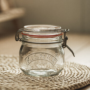 Kilner british glass sealed jar food grade storage jar household grain storage jar wine pickle storage jar york 500ml