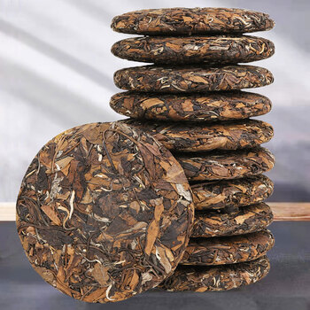 Dingshanding 2009 jujube-flavored old white tea 100g fuding gaoshan shoumei collection jujube-flavored herbal white tea 2009 jujube-flavored old white tea shoumei 100g tea cake