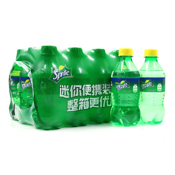 Coca-cola small bottle carbonated drink coke sprite mixed box full box mini orange soda orange juice drink sprite 300ml*12 bottles