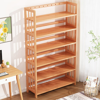 Splot bookshelf storage rack multi-layer floor-standing home living room student bookcase office simple wall storage dormitory second floor-50 long-bookshelf