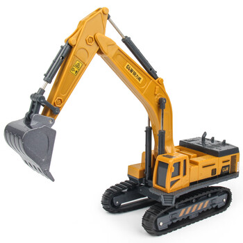 Enbei family children's alloy excavator toy car 1-3-6 years old engineering excavator car model new year's gift for boys