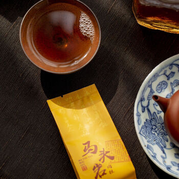 Edo pack dahongpao tea wuyi mountain matouyan cinnamon gift box gift oolong tea rock tea small jar flower and fruity fragrance matouyan bubble bag 6 fruity fragrance ration