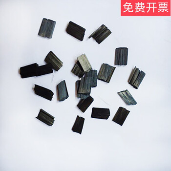 Pu coating reinforced conductive chopped carbon fiber flat plastic modified special chopped carbon fiber 0.5mm glue-free chopped carbon fiber