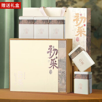 Yanhai mid-autumn festival origin anji white tea 2024 new tea 250g mingqian special small bud green tea gift box