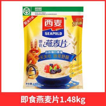 Simai free shipping simai original milk oatmeal nutritious breakfast brewed ready-to-eat dry nut fruit crisp oatmeal 1.48kg simai oatmeal (ready-to-eat*1 bag