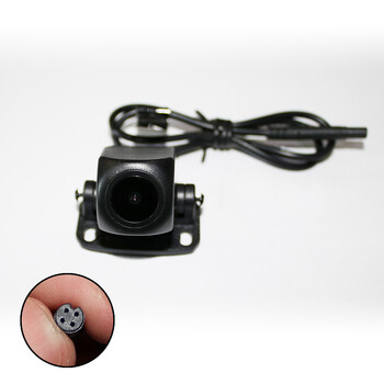First live driving recorder rear camera rear recording lens rear video cable rear view extension cable truck extension cable matte night vision rear camera 4 holes (applicable to screens above 9 inches, comes with a 5-meter cable)