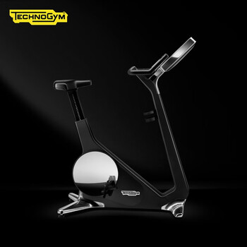 Technogym home exercise bike bike personal black mirror