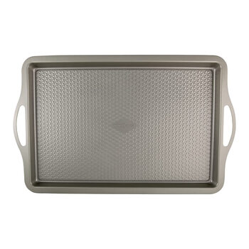 Nordic ware 27x43cm non-stick baking pan, carbon steel, light champagne color, special for baking
