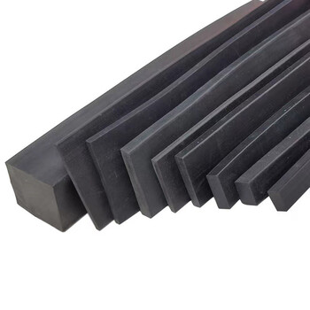 Rubber strip, solid flat strip, square strip, black glass shock-absorbing buffer, anti-slip rubber gasket, hard rubber waterproof marine seal strip, can be customized, thickness 10mm*width 10mm, price per meter