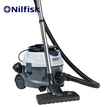 Nilfisk vp100 high-power bucket vacuum cleaner with large capacity and strong suction for offices, hotel rooms, shopping malls, restaurants, commercial and industrial use
