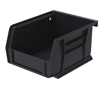 Akro-mils30210 akrobins plastic storage bin (5 x 4 x 3 inches) black