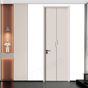 Interior door solid wood composite door children's room set door environmentally friendly skin-feeling pet wooden door light luxury simple bedroom door household luxury accessories solid wood full filling + one-piece set + magnetic lock