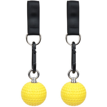 Front horizontal finger wrist pull-up ball pull-up auxiliary training device wrist strength ball wrist wrestling finger strength forearm strength grip ball yellow medium ball 2 pack (ball diameter about 7.2cm)