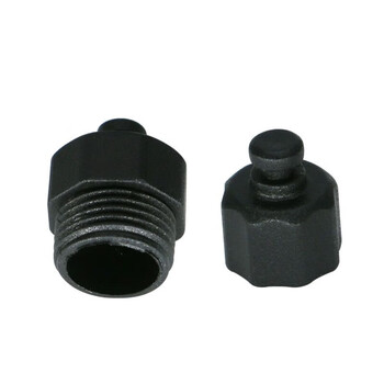 M12 connector dust cover m8 aviation plug protective cover waterproof plug socket cover oil-proof panel seat cover male cover external thread m8 dust cover + connection strap 8mm