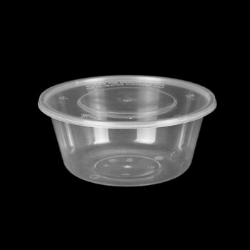 Mrs. zhuang 750ml transparent disposable lunch box with lid, 300 sets, plastic takeaway packaging box ztt-9113b