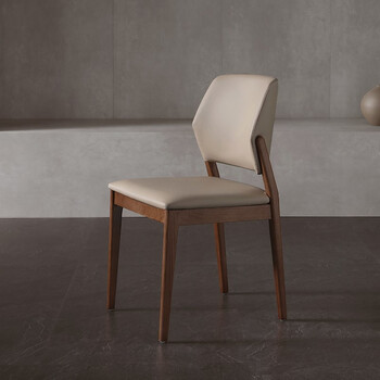 Zhenyuan dining chair, home backrest, modern simple solid wood chair, light luxury dining table and chairs, internet celebrity makeup chair, living room dining stool, two of the same style, free shipping, single shipping fee required