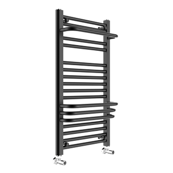 Senrat bathroom radiator household water heating bathroom wall-mounted low carbon steel basket black custom radiator flagship model center distance 450mm - height 900mm