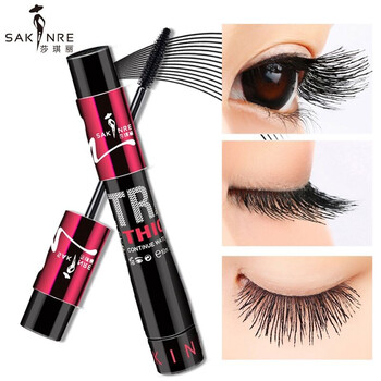 Sakili mascara thick and long, non-smudged, long-lasting, long-lasting curling, single stick, non-clumping, single pack