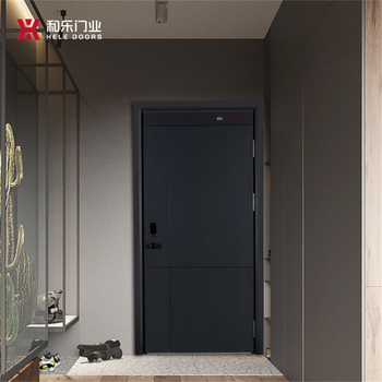 Hele doors hele doors grade a door-lejia light luxury simple style anti-theft entry door steel door can be customized 2050*960 single leaf