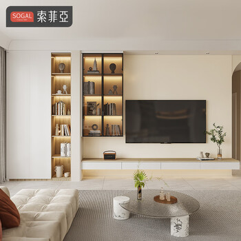 Sofia custom wardrobe wardrobe package flat glass door wardrobe floating bedroom wardrobe combination whole house customization yuan / (more than 15 custom cabinets)