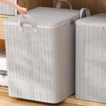 Zhai xiao only clothing storage bag for clothes, quilts and quilts, moving packing bag, large capacity sundries, large luggage storage bag, large size - 4-5 beds, 5 catties quilts