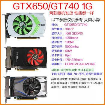 Second-hand gaming graphics card gtx650 gtx660 gtx750 gtx750ti gtx950gtx960 gtx650 1g random brand