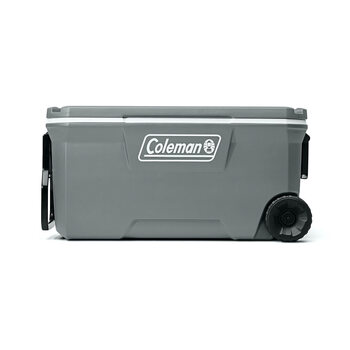 Coleman coleman large capacity insulated refrigerator outdoor camping picnic car portable roller refrigerator storage 95l